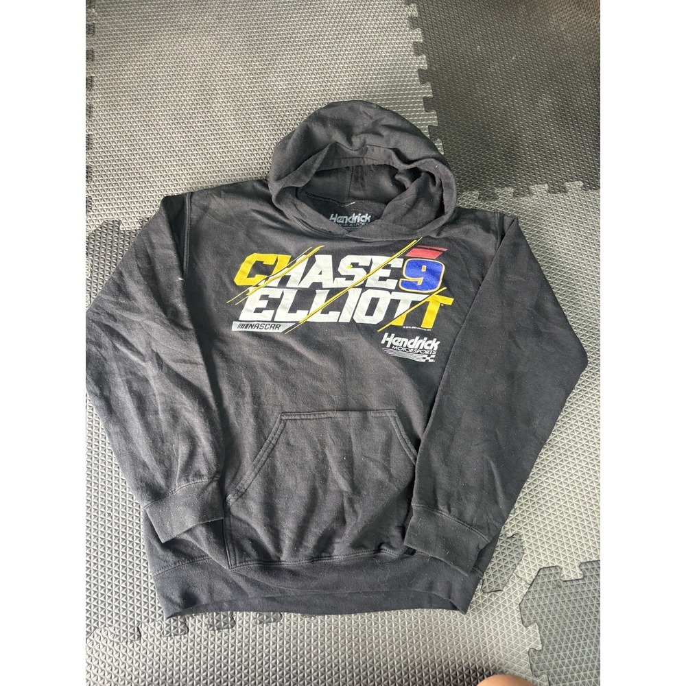 Hendrick Motorsports Chase Elliott #9 NASCAR Black Hoodie Sweatshirt Small